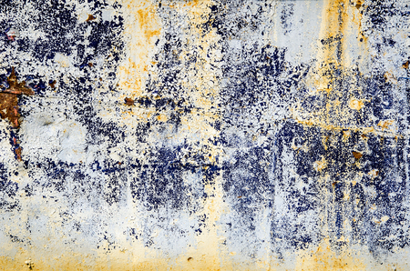 Old painted rusty metal. Textured background.の写真素材