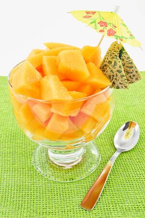 salad of melonの写真素材