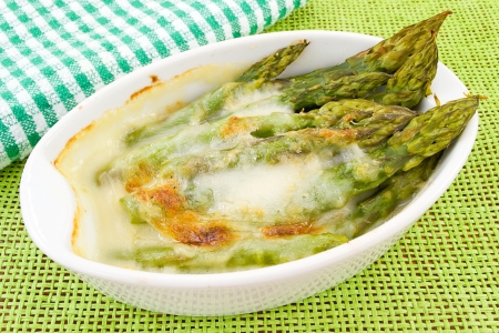 Asparagus bakedの写真素材