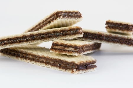 chocolate chip cookies- waferの写真素材