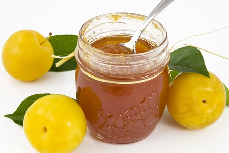 plum jamの写真素材