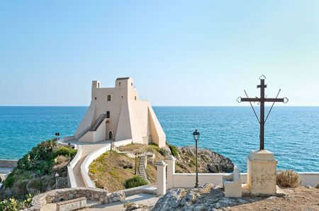 Torre Truglia, Sperlongaの写真素材