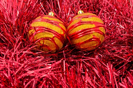 Christmas ballsの写真素材