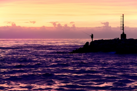 sea   8203;  8203;at sunset の写真素材