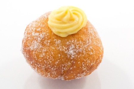 Krapfen with the cream の写真素材