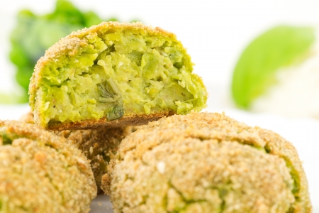 pastry peas の写真素材