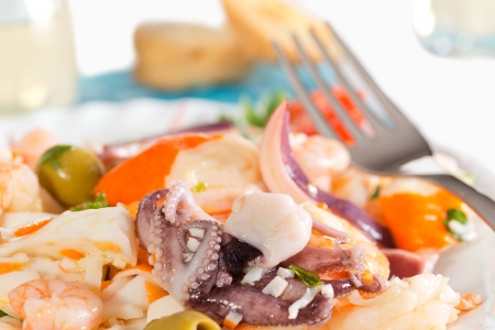 seafood appetizer の写真素材
