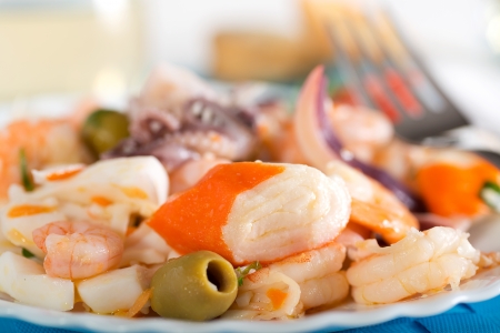 seafood appetizer の写真素材
