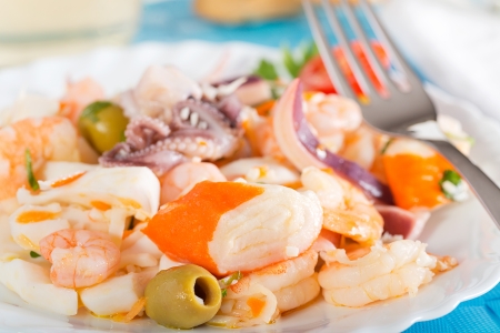 seafood appetizer の写真素材