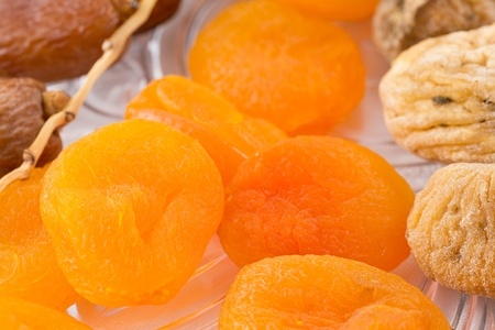dried apricotsの写真素材