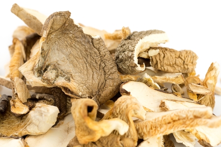 Porcini mushrooms dried の写真素材