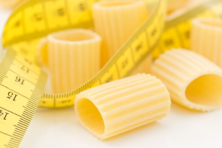 maccheroni, italian pasta の写真素材