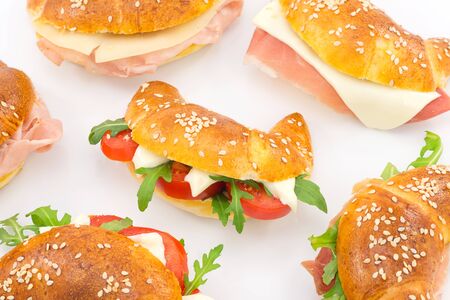 savory croissantsの写真素材