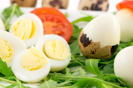 quail eggs の写真素材