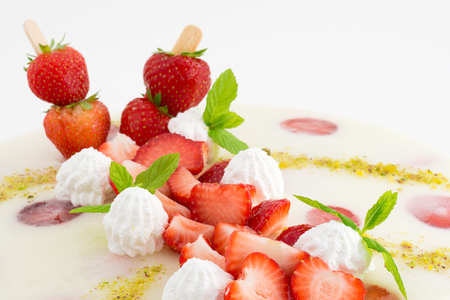 Strawberry cakeの写真素材