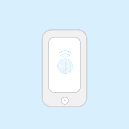 Smart phone  Vector illustration のイラスト素材
