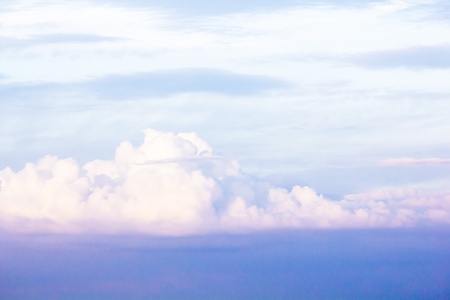 Blue sky cloudsの写真素材