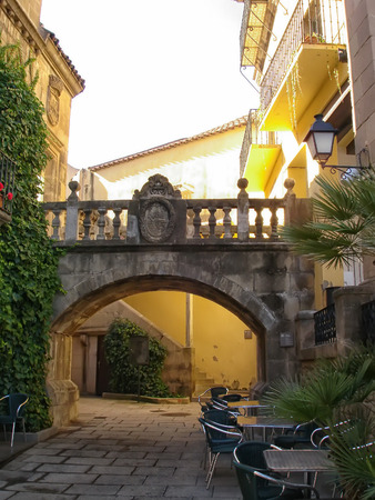Cafe in Barcelonaの写真素材