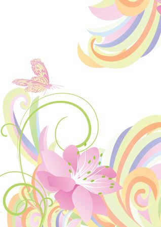 bright light colorful flower backgroundの写真素材