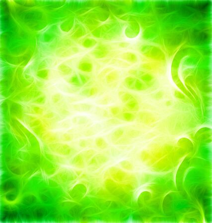 green flourishes grunge background patternの写真素材