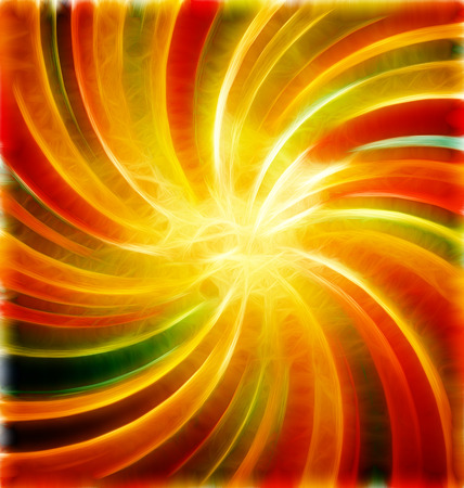 swirl stripe centered on grunge brown backgroundの写真素材