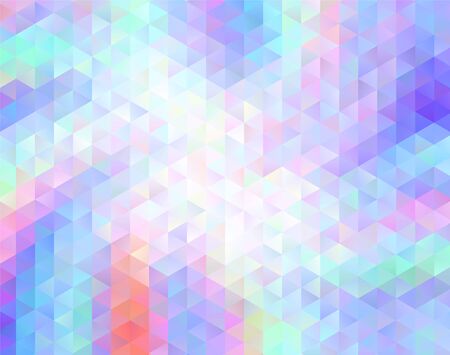Polygonal colorful textured background. Real gradient on every element.