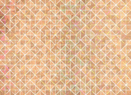 Old paper triangles texture horizontal backgroundの写真素材