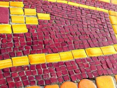Mosaic on the pavemenの写真素材