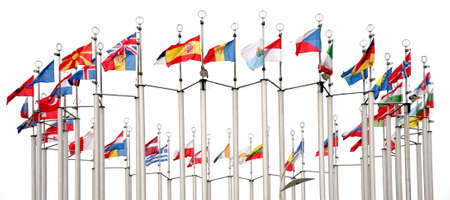 Flags of the countriesの写真素材