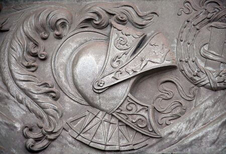 Helmet of the soldier の写真素材