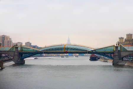 Bridge across the Moscow River の写真素材