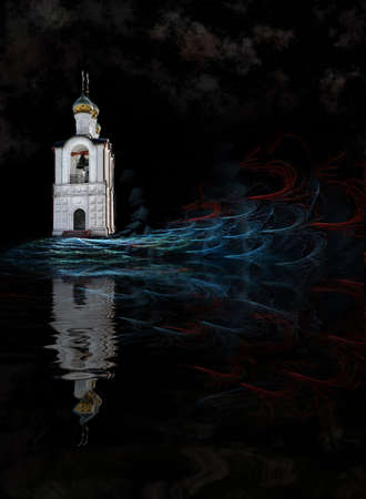 Road to the belfryの写真素材