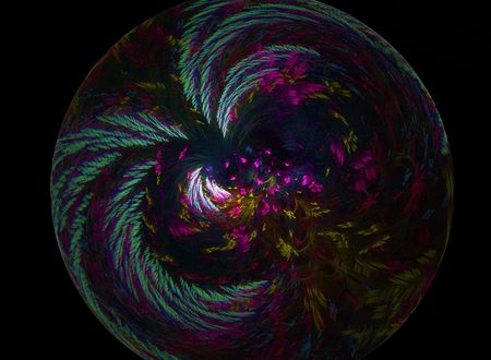 Ornament in the sphereの写真素材