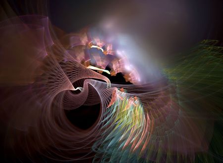 Pattern from the lines and the lightの写真素材