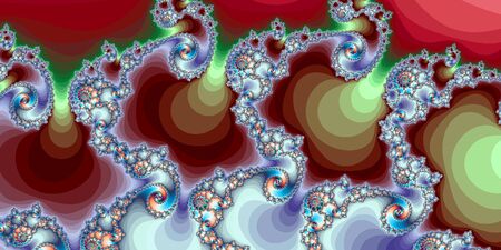 Pattern from fraсtalの写真素材