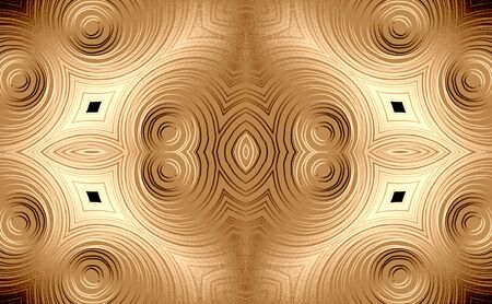Gold kaleidoscope 