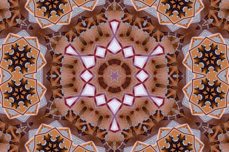 Kaleidoscope, linoleum