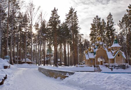 Ganina pit. Friary.  Burial-place remains of family of the last Russian emperorの写真素材