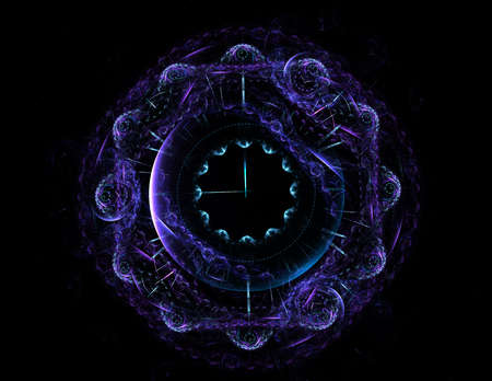 Christmas clockの写真素材