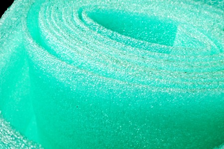 Building material is a polyethylene, green backgroundの写真素材