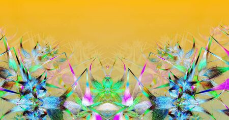 Fractal. Floral compositionの写真素材