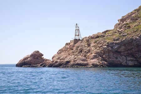 Balaklava, the entrance into the bayの写真素材