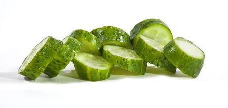 Lobules of cucumberの写真素材