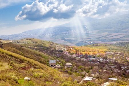 Valley of ghosts. Demerdzhiの写真素材