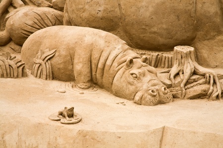 Figures from the sand