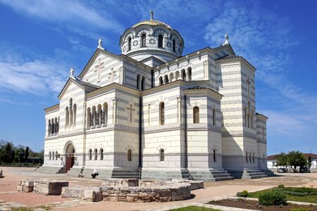 Cathedral of saint Vladimirの写真素材