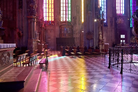 In the cathedral of Saint Stephenのeditorial素材