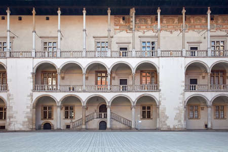 Arcade courtyard of the Royal Wawel Castle