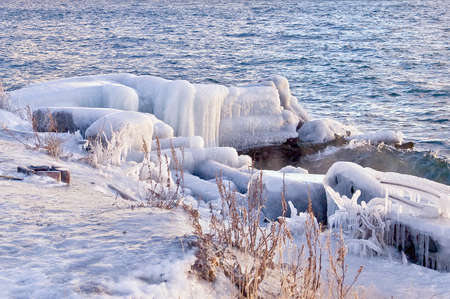 Ashore lake Baikal