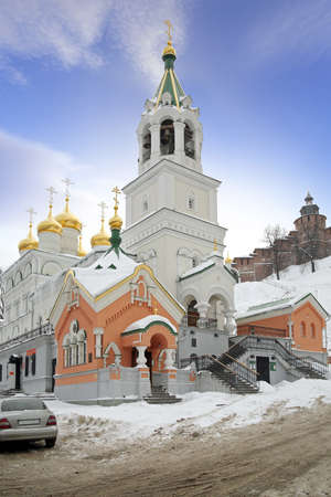 Nizhniy Novgorod. Recovered temple of John Forerunners